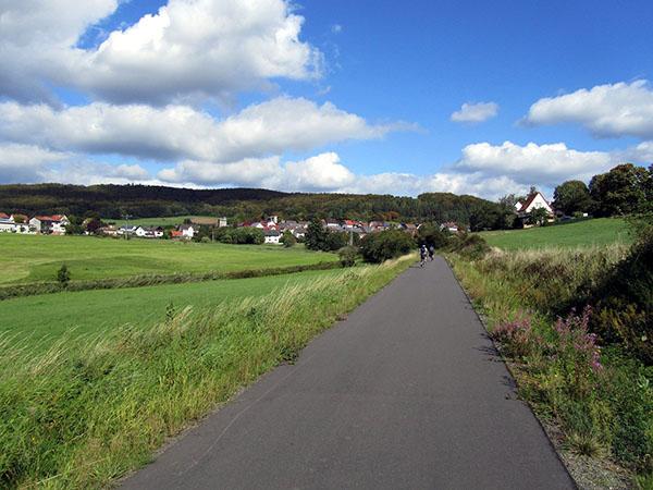 Der Bahnradweg Rotkäppchenland.