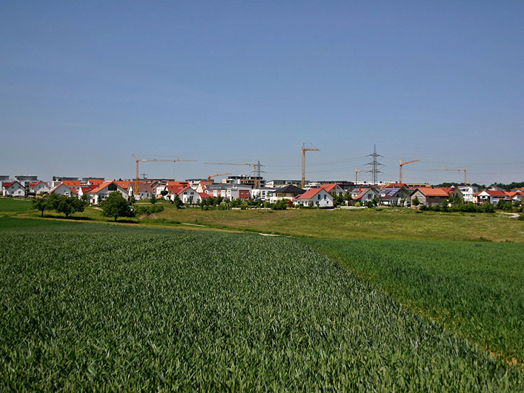 Ein Dorf voller Häuser