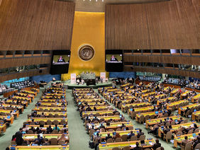 Plenarsaal der UN