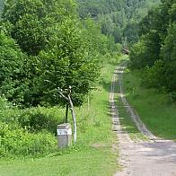 Das "Grüne Band", ein Weg zwischen Wald und Wiesen, verläuft am ehemaligen Sperrgebiet entlang.